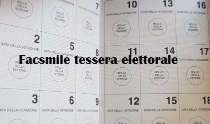 Rilascio tessera elettorale