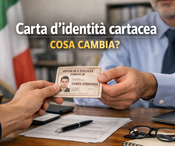Carta d'identità cartacea: cosa cambia dal 3 agosto 2026