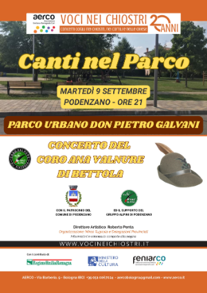 Canti nel Parco locandina