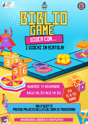 Locandina "Giochi in scatola"