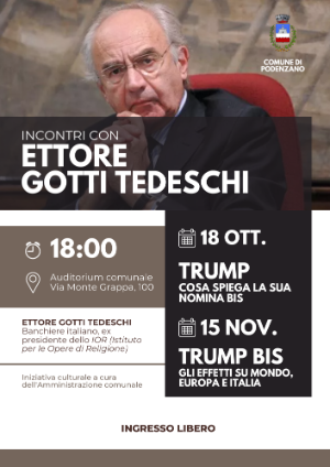 Locandina incontro Ettore Tedeschi