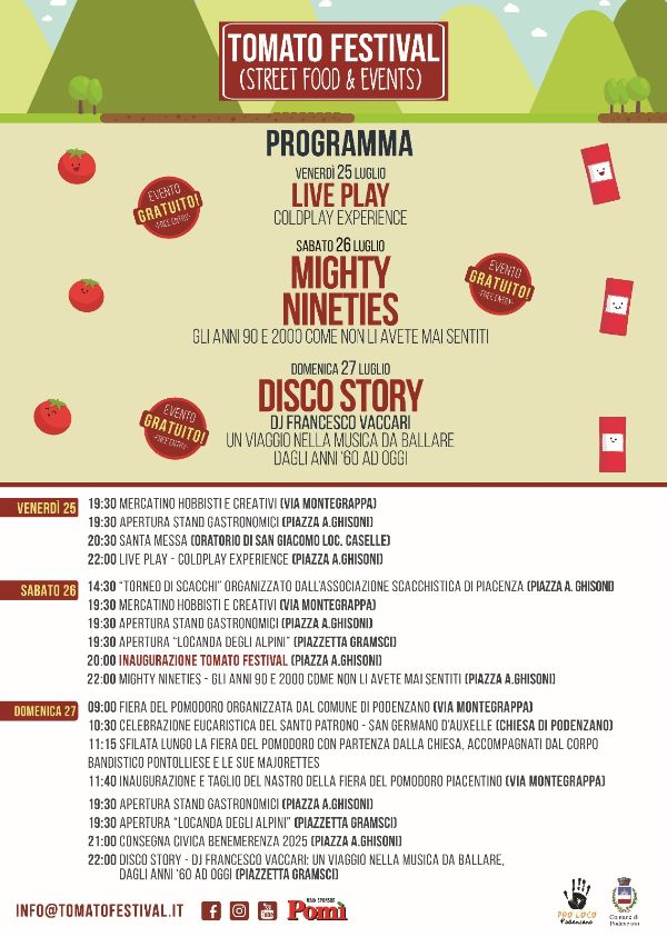 Locandina tomato Festival 2025