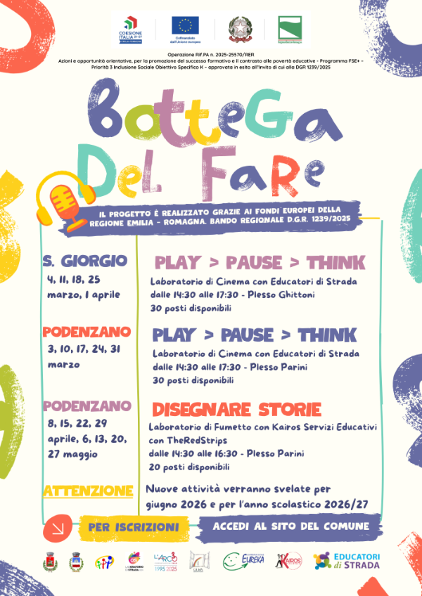 Locandina La Bottega del Fare