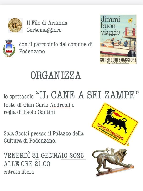 Locandina "il cane a sei zampe"
