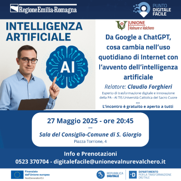 Locandina "Intelligenza artificiale"