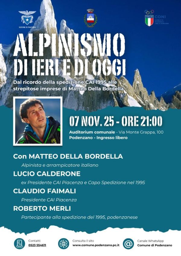 Locandina Alpinismo di ieri  di oggi