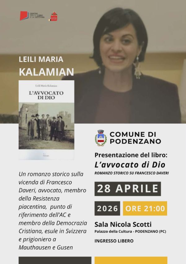 Locandina presentazione libro L'avvocato di DIo