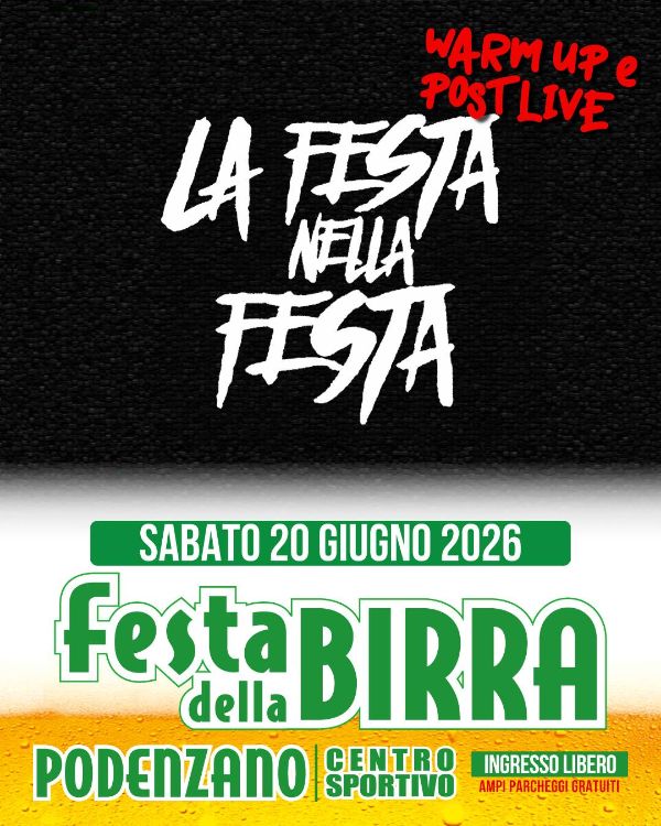 Locandina festa della  birra