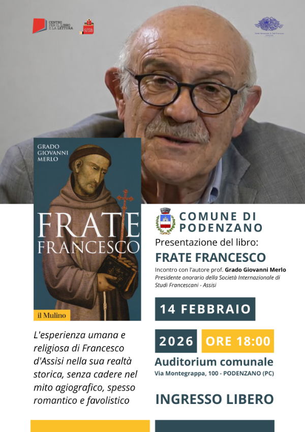 Locandina presentazione libro Frate Francesco