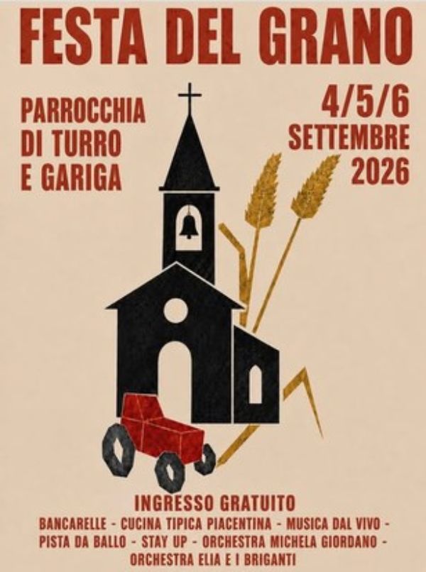 locandina festa del grano 2026