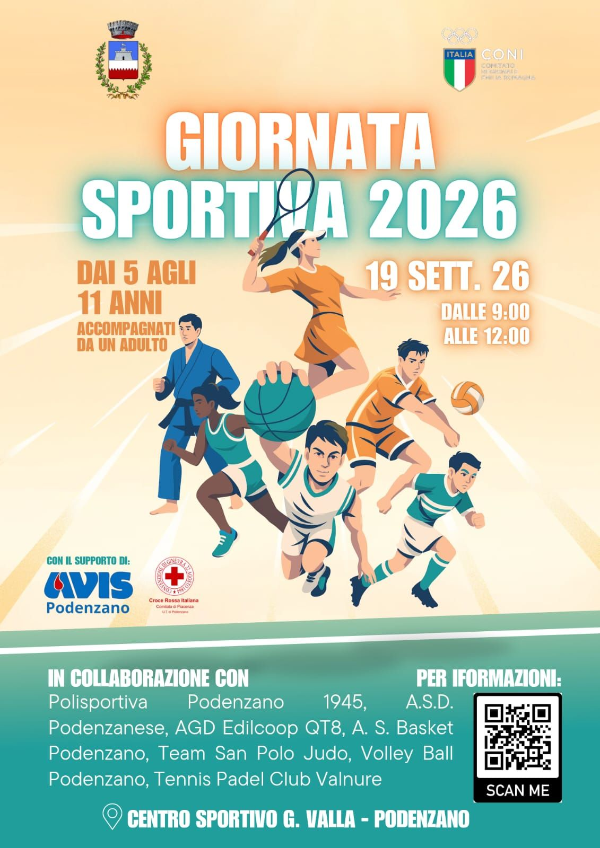 locandina giornata sportiva 2026